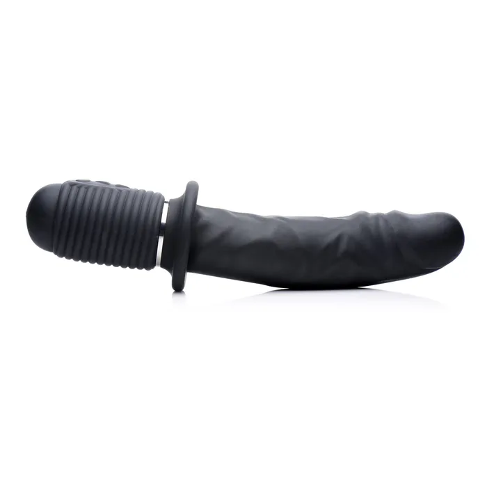 Female Sex Toys Master Series Power Pounder Vibrating and Thrusting Silicone Dildo