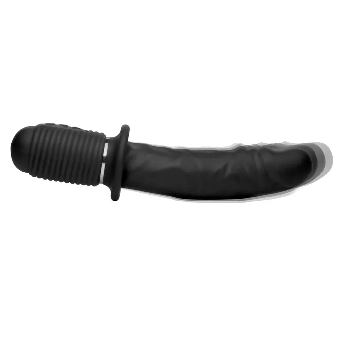 Female Sex Toys Master Series Power Pounder Vibrating and Thrusting Silicone Dildo