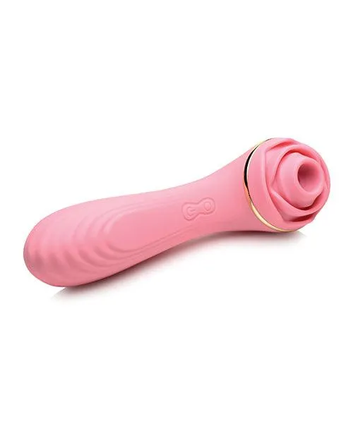 Female Sex Toys Xr LLC Inmi Bloomgasm Passion Petals 10x Silicone Suction Rose Vibrator