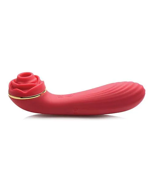 Female Sex Toys Xr LLC Inmi Bloomgasm Passion Petals 10x Silicone Suction Rose Vibrator
