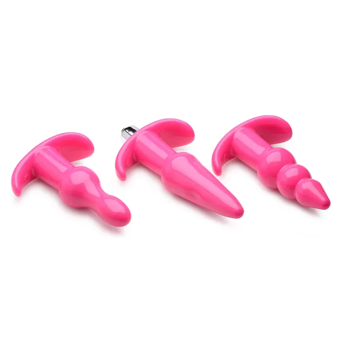 Frisky Anal Thrill Trio Anal Plug Set Pink