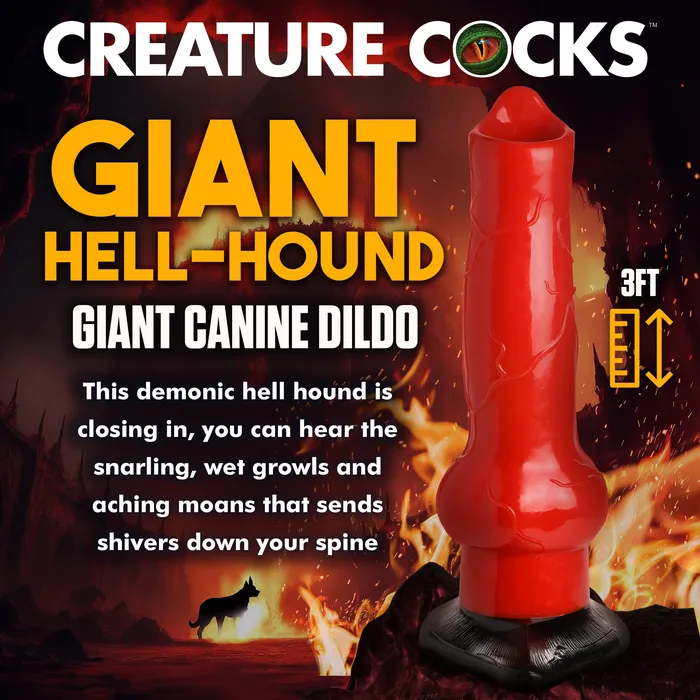 Giant HellHound Canine Dildo Creature Cocks Dildos