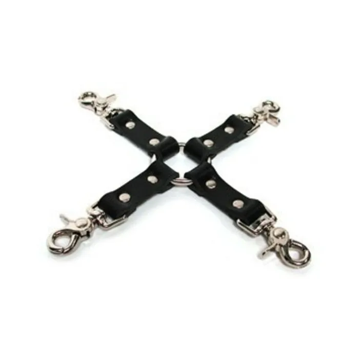 Hog Tie Leather Black Stockroomcom Restraints