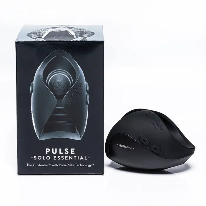 Hot Octopuss Ltd Male Sex Toys Hot Octopuss Pulse Solo Essential Rechargeable Vibrating Stroker Black Hot Octopuss Ltd Male Sex Toys Hot Octopuss Pulse Solo Essential Rechargeable Vibrating Stroker Black