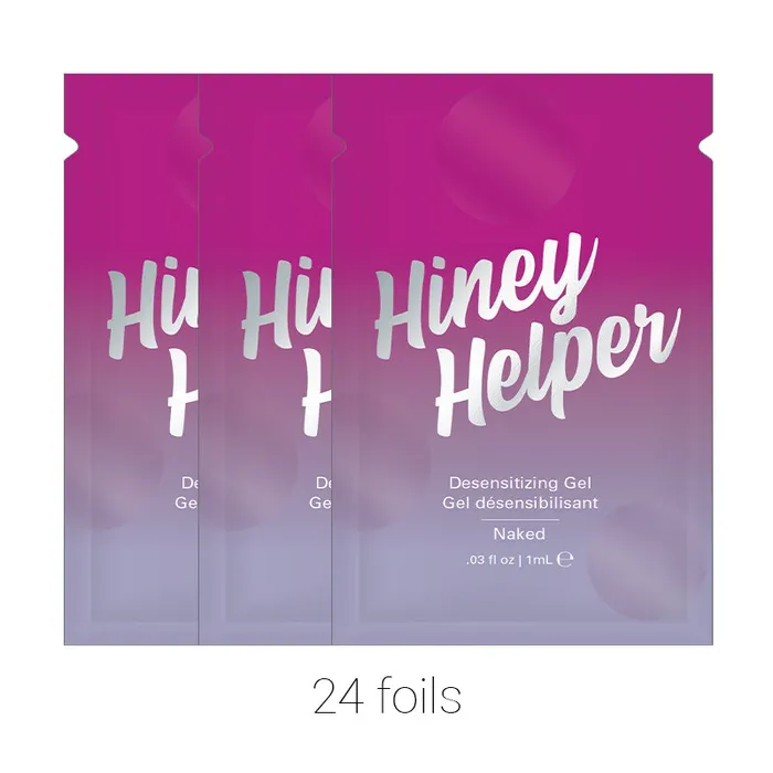 Jelique Hiney Helper Desensitizing Gel Bulk Pack24 pcs 03 oz Foils Classic Brands LLC Enhancers