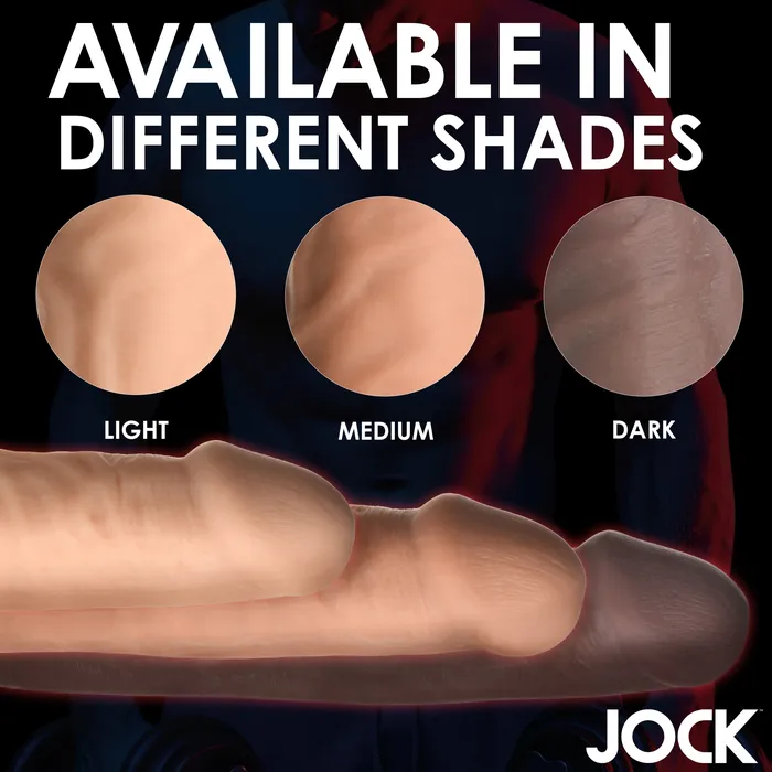 Jock Male Sex Toys JOCK Extra Long 15 Penis Extension Sleeve Dark