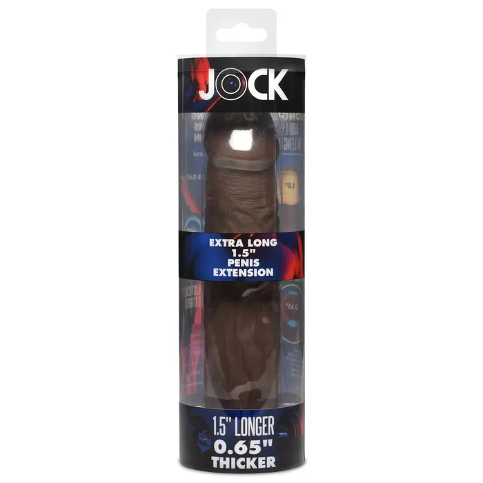 Jock Male Sex Toys JOCK Extra Long 15 Penis Extension Sleeve Dark