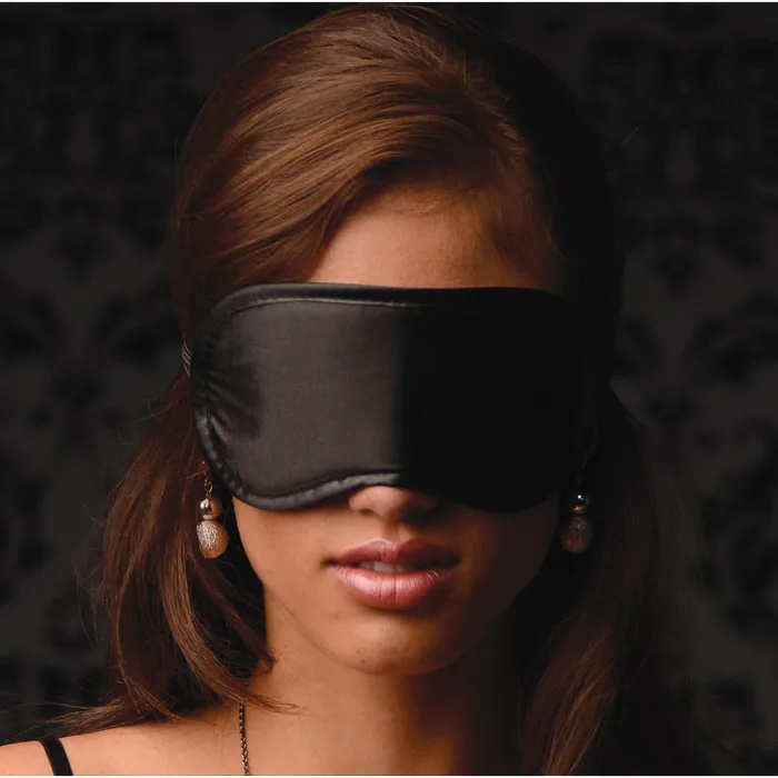 Le Boheme Satin Blindfold Black Greygasms Anal
