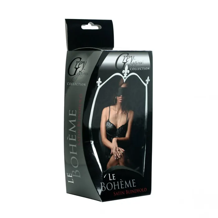 Le Boheme Satin Blindfold Black Greygasms Anal Le Boheme Satin Blindfold Black Greygasms Anal