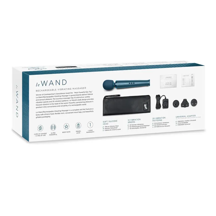 Le Wand Massager Black Rechargeable Entrenue Vibrators