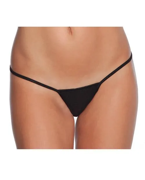 Low Rise Lycra Gstring Black Xl Coquette International Anal