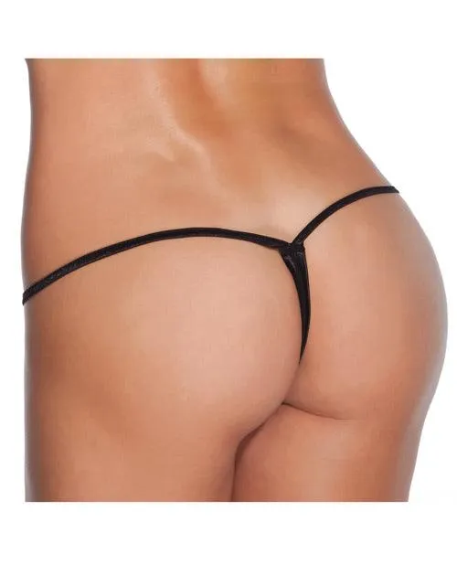 Low Rise Lycra Gstring Black Xl Coquette International Anal