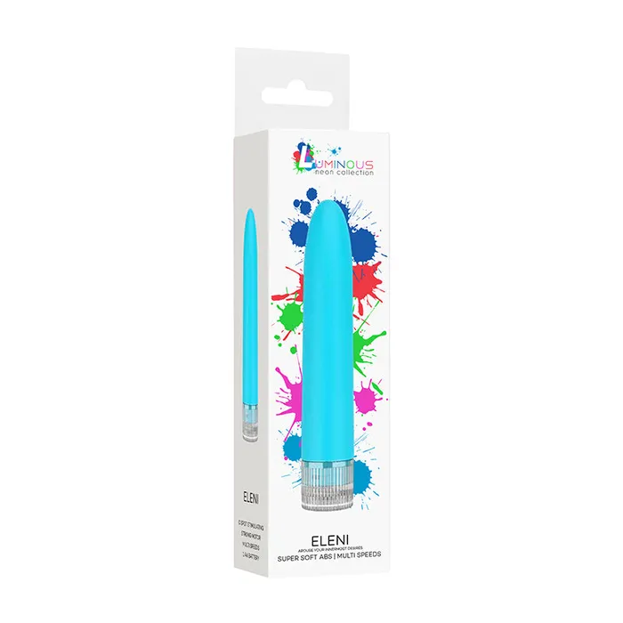 Luminous Eleni 10Speed Slimline Vibrator Turquoise Shots America LLC Vibrators Luminous Eleni 10Speed Slimline Vibrator Turquoise Shots America LLC Vibrators