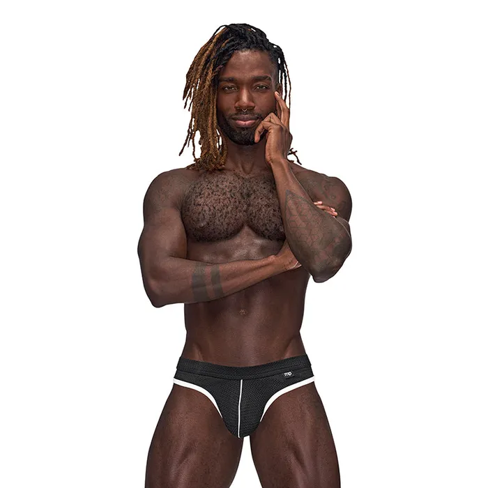 Male Power Anal Male Power Sport Mesh Sport Thong Black LXL