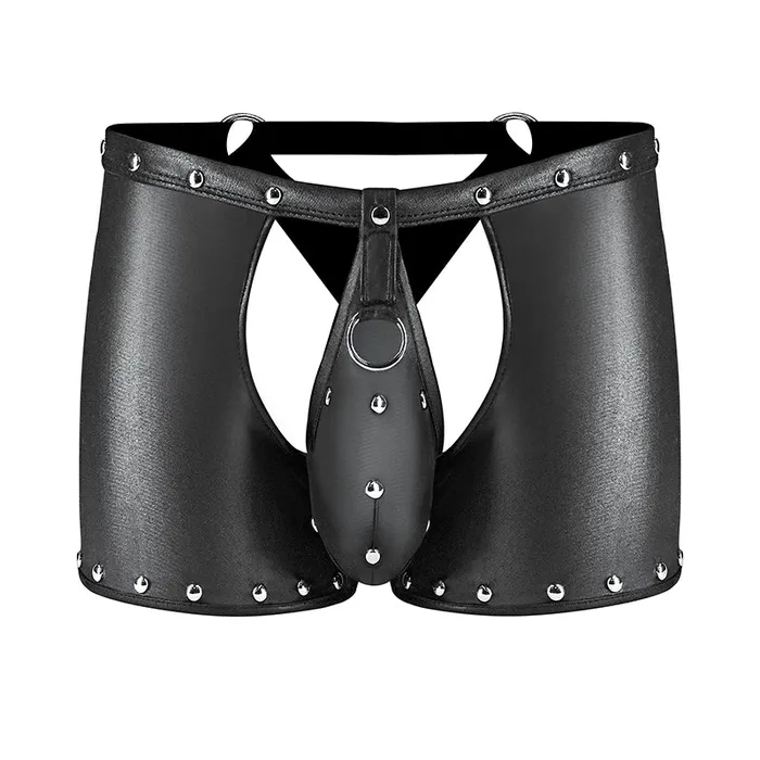 Male Power Fetish Poseidon ChapStyle Short Black SM Male Power Anal
