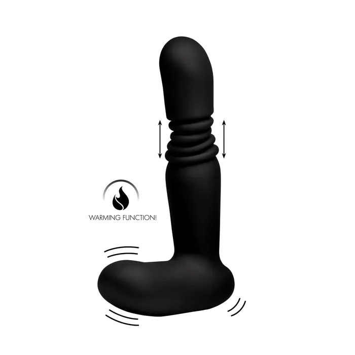 Male Sex Toys Under Control Silicone Thrusting Anal Plug with Remote Control