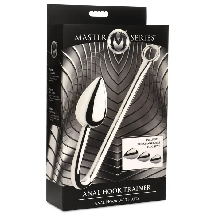 Master Series Anal Anal Hook Trainer Anal Hook w 3 Plugs