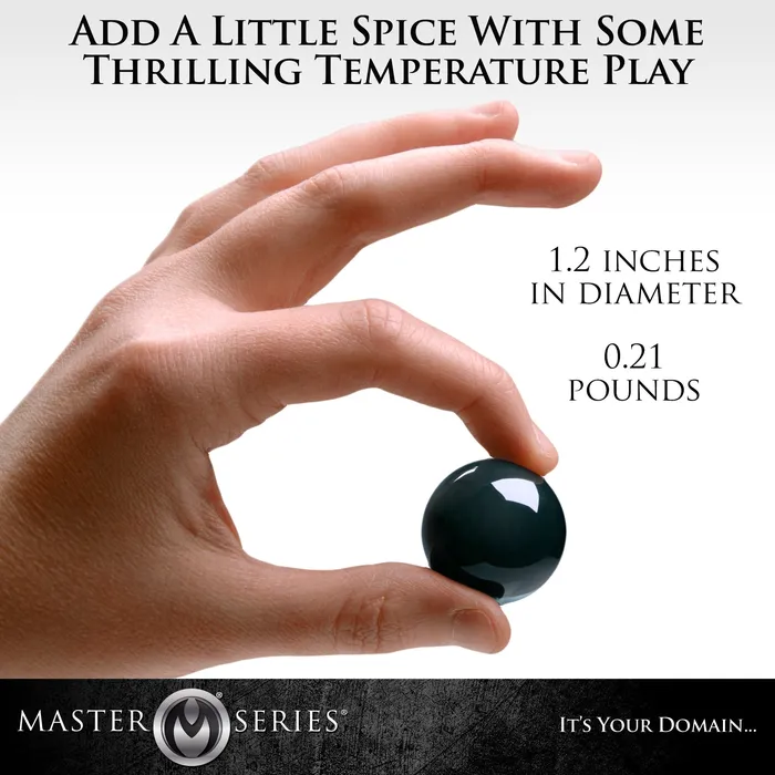 Master Series Dildos Jaded Glass Ben Wa Balls