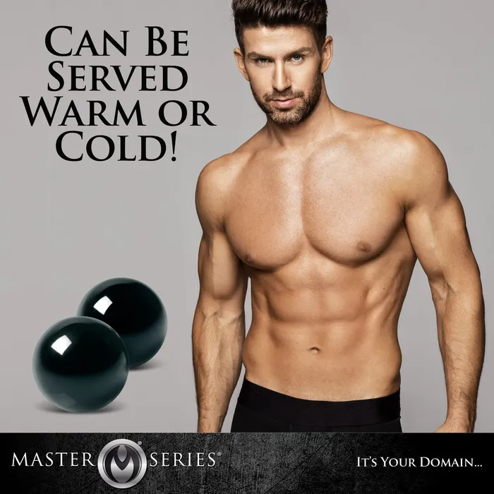 Master Series Dildos Jaded Glass Ben Wa Balls