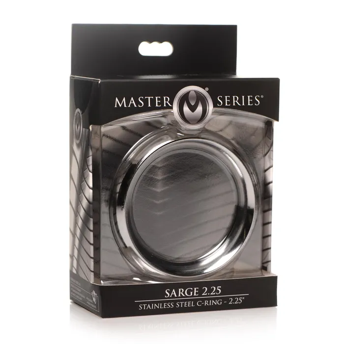 Master Series Male Sex Toys Sarge 225 Stainless Steel Erection Enhancer Ring
