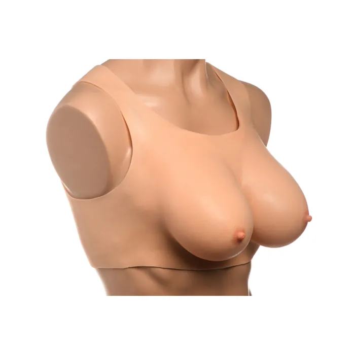 MASTER SERIES PERKY PAIR D CUP SILICONE BREASTS XR Brand Male Sex Toys MASTER SERIES PERKY PAIR D CUP SILICONE BREASTS XR Brand Male Sex Toys