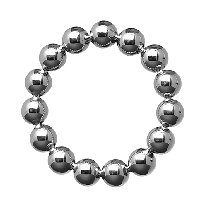 Meridian 175 Inch Stainless Steel Beaded Cock Ring Master Series Male Sex Toys Meridian 175 Inch Stainless Steel Beaded Cock Ring Master Series Male Sex Toys