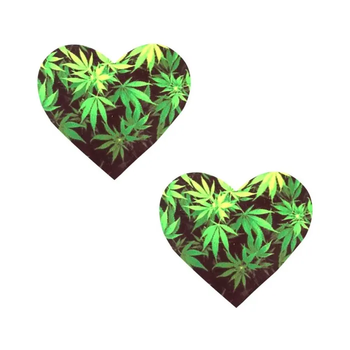 Neva Nude Pasty Heart Weed Leaf Neva Nude LLC Anal