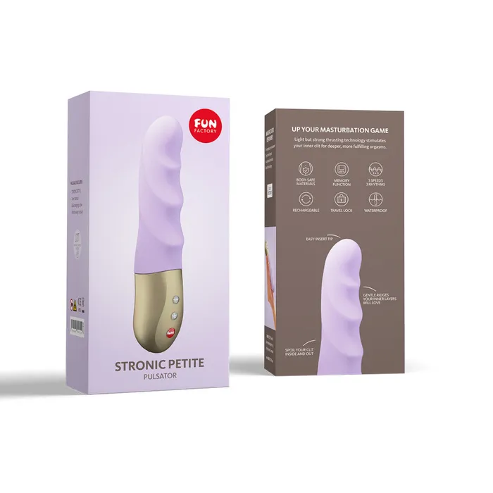 NEW Stronic Petite ThrustingPulsating Pastel Lilac Vibrator Entrenue Vibrators
