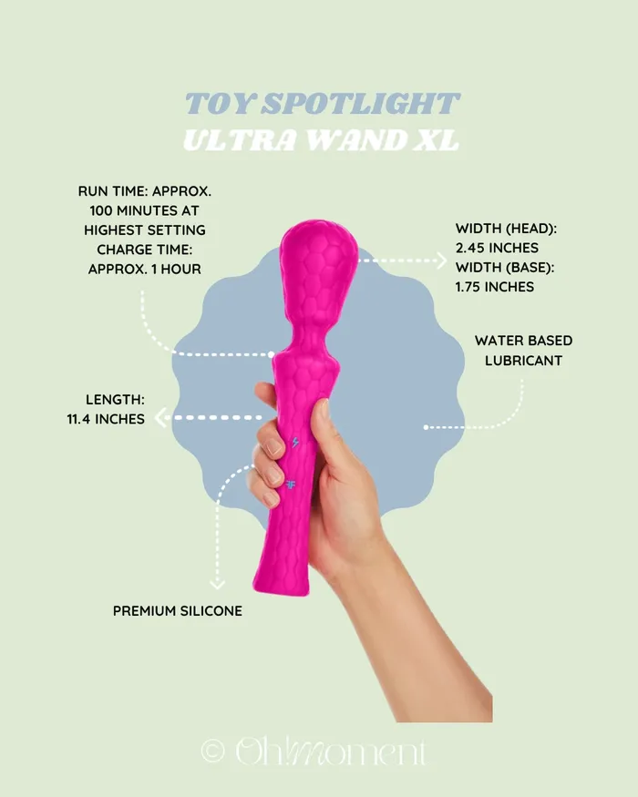 Oh Moment Female Sex Toys Femme Fun Ultra Wand XL