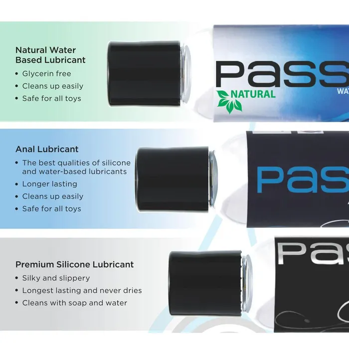 Passion Lubricants Lubricants Passion Lubricant 3 Piece Sampler Set