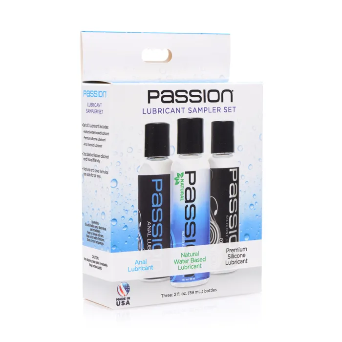 Passion Lubricants Lubricants Passion Lubricant 3 Piece Sampler Set