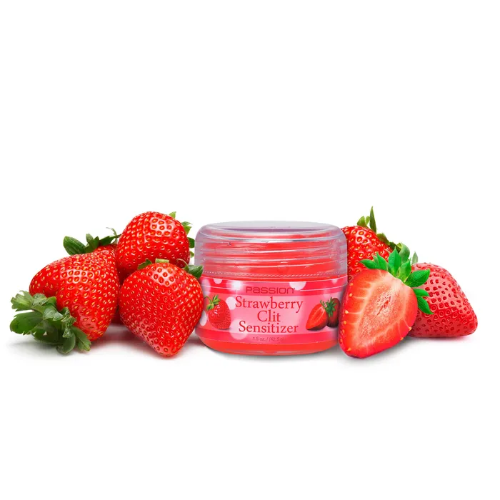 Passion Strawberry Clit Sensitizer 15 oz Passion Lubricants Vibrators