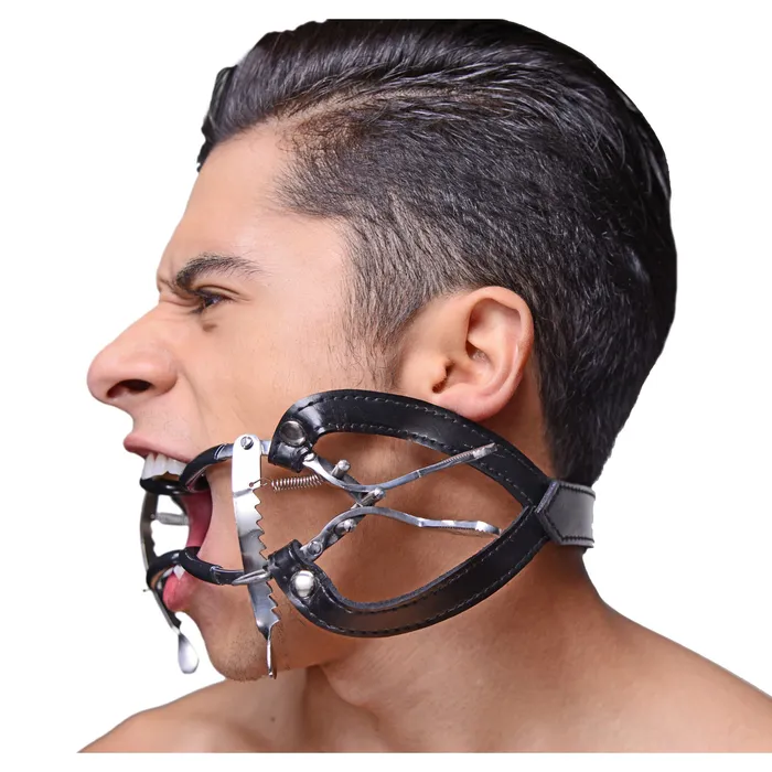 Ratchet Style Jennings Mouth Gag with Strap Master Series Female Sex Toys