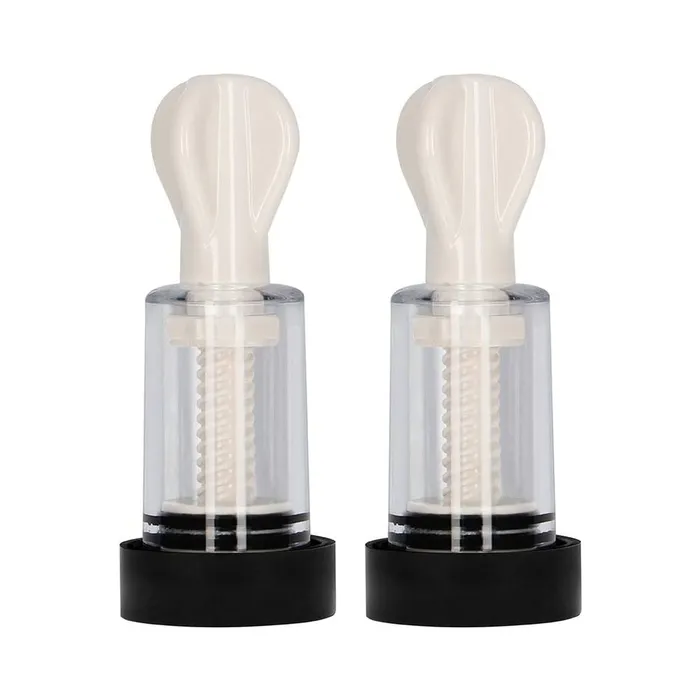 Shots America LLC Nipple Clitoral Toys Electro Nipple Twisters White