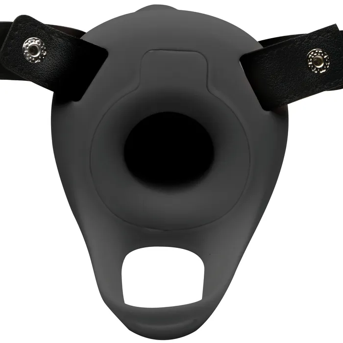 Size Matters Anal 2 Erection 28X Smooth Vibrating Silicone Penis Sheath w Remote Black