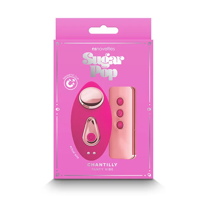 Sugar Pop Chantilly Panty Vibe Pink New Sensations Novelties Inc Vibrators