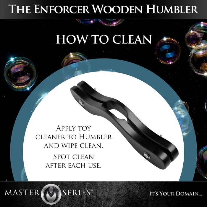The Enforcer Black Wooden Humbler Master Series Anal