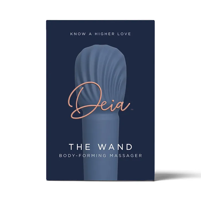 Vibrators Beacon Wellness Brands Deia The Wand Silicone Blue