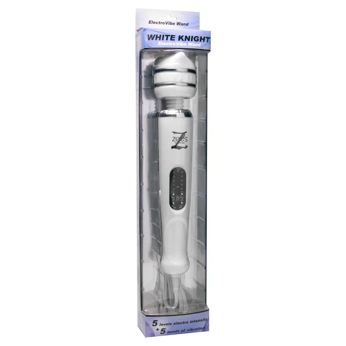 White Knight 10 Mode Electro Vibe Wand Zeus Electrosex Vibrators