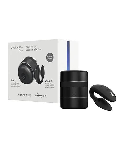 Wow Tech Vibrators Arcwave Voy Wevibe Sync 2 Double The Fun Pair Black