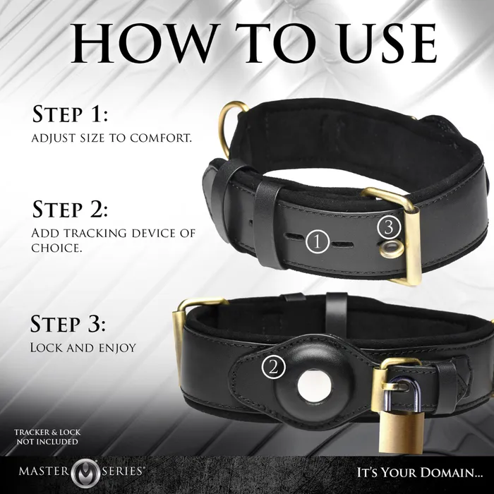 XR Brand MASTER SERIES TRACER TRACKER COLLAR Male Sex Toys