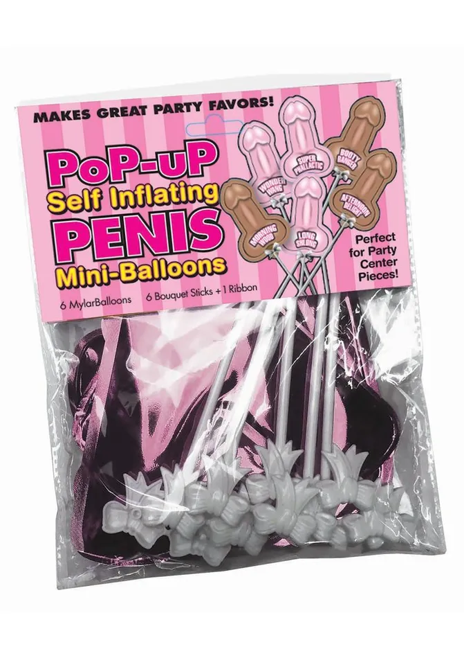 Adult Party and Games Male Sex Toys Little Genie PopUp Self Inflating Penis MiniBalloons Adult Party and Games Male Sex Toys Little Genie PopUp Self Inflating Penis MiniBalloons