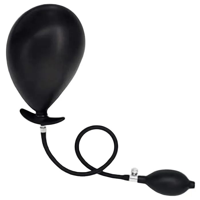 Anal Love Plugs Black Inflatable Anchor Plug