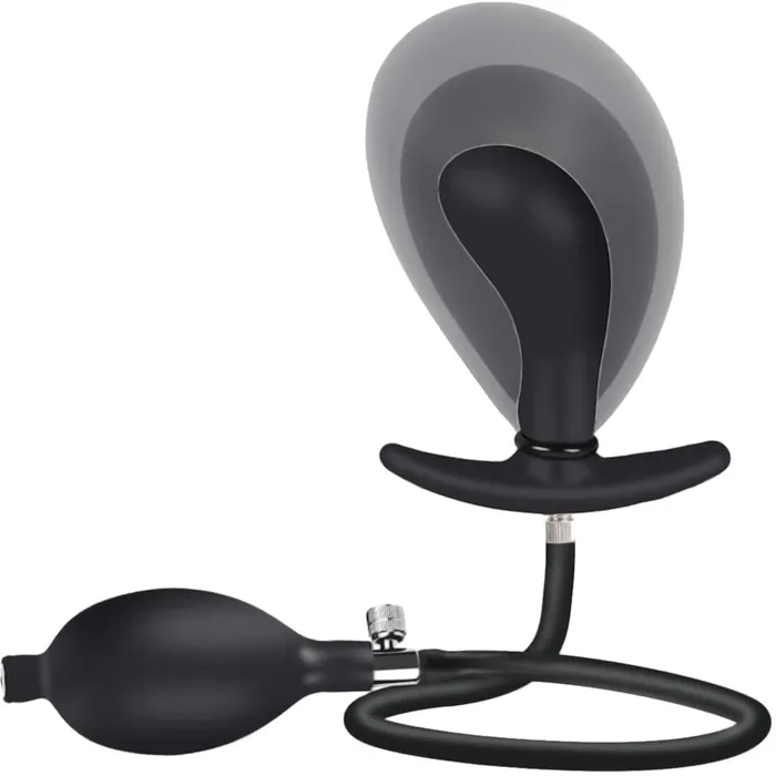 Anal Love Plugs Black Inflatable Anchor Plug