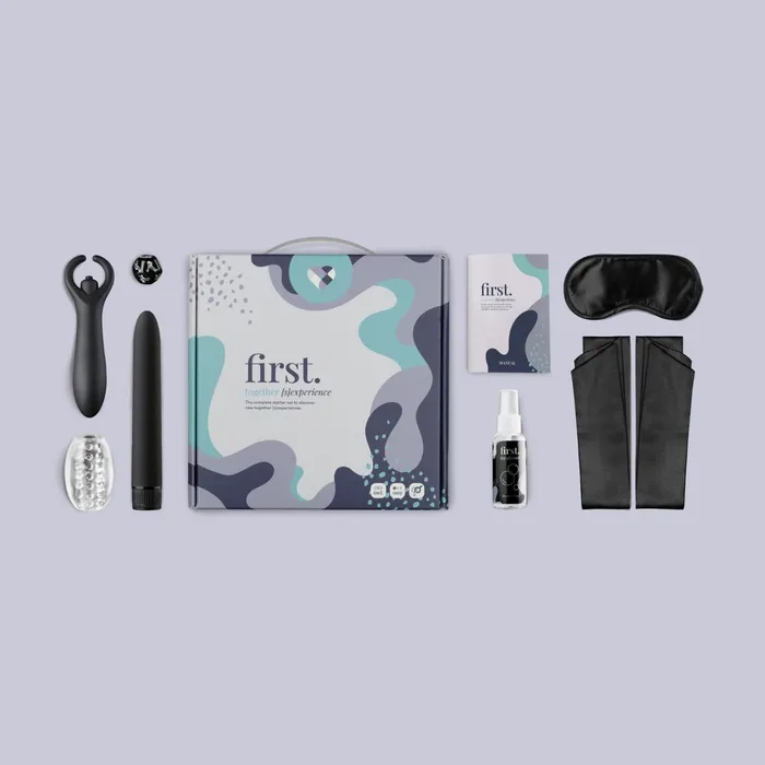 Anal Loveboxxx Loveboxxx First Together Sexperience Starter Sex Toy Kit Black
