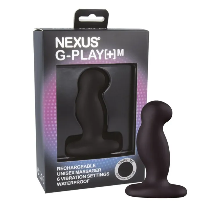Anal Nexus Nexus GPlay Plus Vibrating Butt Plug Black Medium