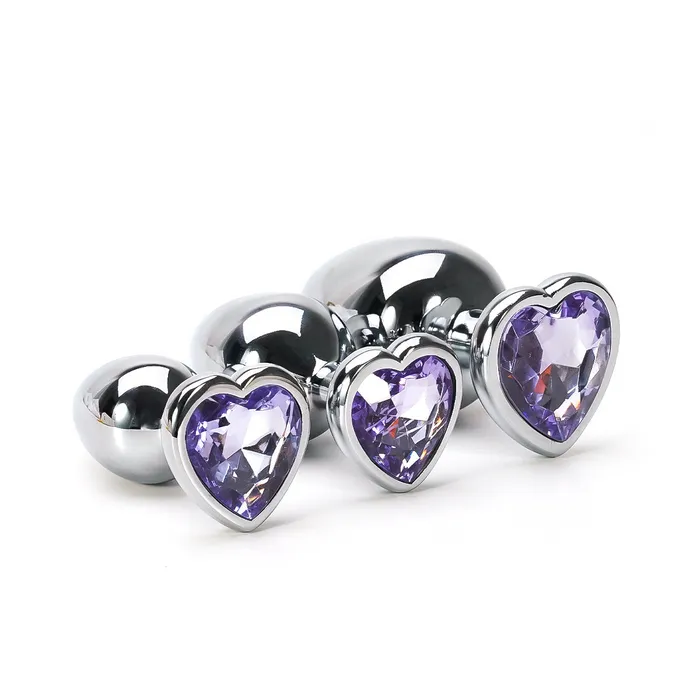 Anal TateA Jewelled Metal Butt Plug Set 3 Piece The Bad Peach Anal TateA Jewelled Metal Butt Plug Set 3 Piece The Bad Peach