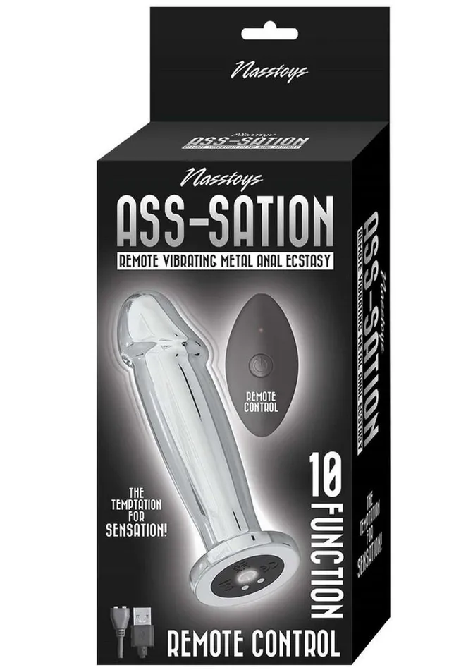 AssSation Male Sex Toys AssSation Remote Control Vibrating Metal Anal Ecstasy