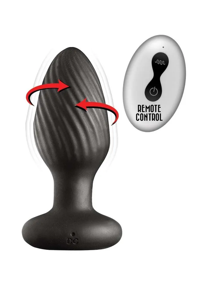 AssSation Remote Vibrating and Rotating Rechargeable Silicone Anal Plug AssSation Male Sex Toys AssSation Remote Vibrating and Rotating Rechargeable Silicone Anal Plug AssSation Male Sex Toys