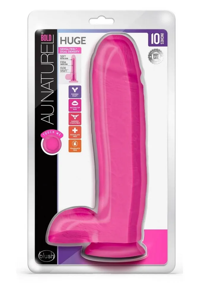 Au Naturel Bold Huge Dildo with Suction Cup and Balls Au Naturel Female Sex Toys